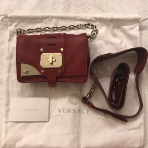 NWOT Versace Mini Borsa Stardvst red bag!
